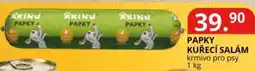 Potraviny CZ Papky kuřecí salám krmivo pro psy nabídka