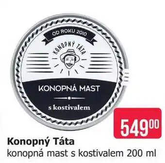 Konopný Táta konopná mast s kostivalem