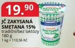 Potraviny CZ Madeta Jč zakysaná smetana 15% tradiční/bez laktózy nabídka