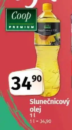 COOP TIP Slunečnicový olej nabídka