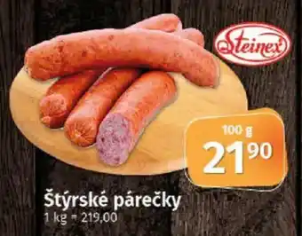 COOP TIP Štýrské párečky nabídka