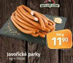 COOP TIP Javořické párky nabídka