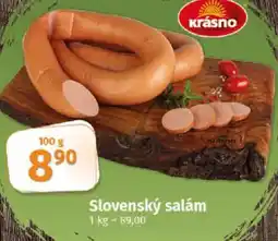 COOP TIP Slovenský salám nabídka