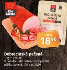 COOP TIP Debrecínská pečeně nabídka