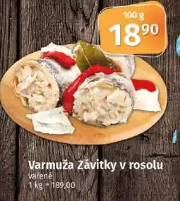 COOP TIP Varmuža Závitky v rosolu nabídka