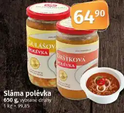 COOP TIP Sláma polévka nabídka