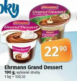 COOP TIP Ehrmann Grand Dessert nabídka