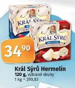 COOP TIP Král Sýrů Hermelín nabídka