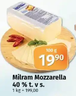 COOP TIP Milram Mozzarella 40% t. v s. nabídka
