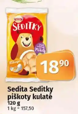 COOP TIP Sedita Seditky piškoty kulaté nabídka