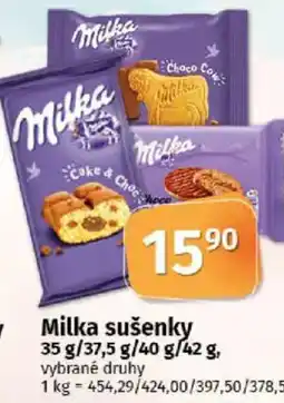 COOP TIP Milka sušenky nabídka