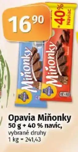 COOP TIP Opavia Miňonky nabídka