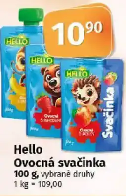 COOP TIP Hello Ovocná svačinka nabídka