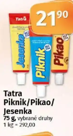 COOP TIP Tatra Piknik/Pikao/ Jesenka nabídka