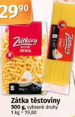 COOP TIP Zátka těstoviny nabídka