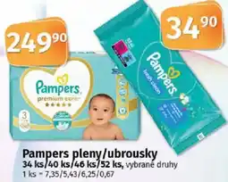 COOP TIP Pampers pleny/ubrousky nabídka