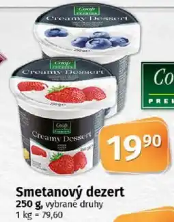 COOP TIP Smetanový dezert nabídka