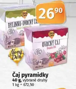 COOP TIP Čaj pyramidky nabídka