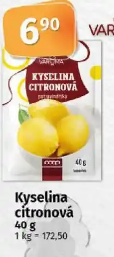 COOP TIP Varoma Kyselina citronová nabídka