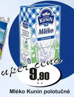 Adam Mléko Kunín polotučné nabídka