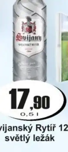 Adam Svijanský Rytíř 12 světlý ležák nabídka