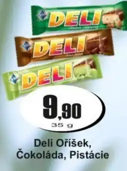 Adam Deli Oříšek, Čokoláda, Pistácie nabídka