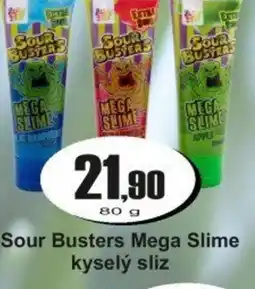 Adam Sour Busters Mega Slime kyselý sliz nabídka