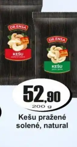 Adam DR.Ensa Kešu pražené solené, natural nabídka