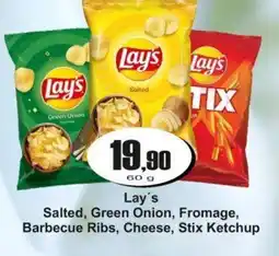 Adam Lay's Salted, Green Onion, Fromage, Barbecue Ribs, Cheese, Stix Ketchup nabídka