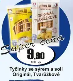 Adam Tyčinky se sýrem a solí Originál, Tvarůžkové nabídka