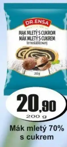 Adam DR.Ensa Mák mletý 70% s cukrem nabídka