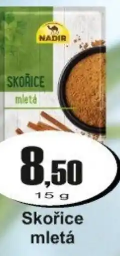 Adam Nadir Skořice mletá nabídka
