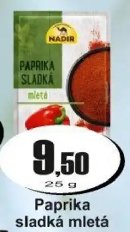 Adam Nadir Paprika sladká mletá nabídka
