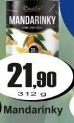 Adam Bassta Mandarinky nabídka