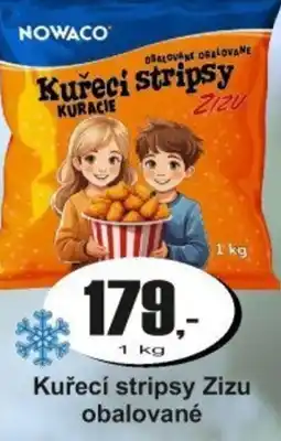 Adam Nowaco Kuřecí stripsy Zizu obalované nabídka