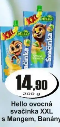 Adam Hello ovocná svačinka XXL s Mangem, Banány nabídka