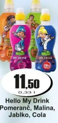 Adam Hello My Drink Pomeranč, Malina, Jablko, Cola nabídka