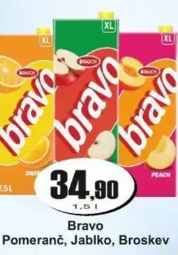 Adam Bravo Pomeranč, Jablko, Broskev nabídka