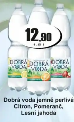 Adam Dobrá voda jemně perlivá Citron, Pomeranč, Lesní jahoda nabídka