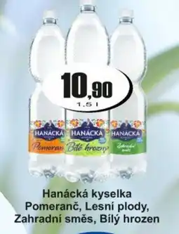 Adam Hanácká kyselka Pomeranč, Lesní plody, Zahradní směs, Bílý hrozen nabídka