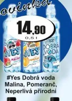 Adam #Yes Dobrá voda Malina, Pomeranč, Neperlivá přírodní nabídka