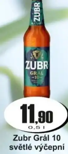 Adam Zubr Grál 10 světlé výčepní nabídka