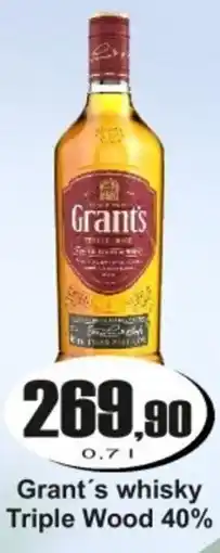 Adam Grant's whisky Triple Wood 40% nabídka