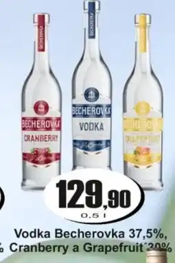 Adam Vodka Becherovka 37,5%, Cranberry a Grapefruit 20% nabídka