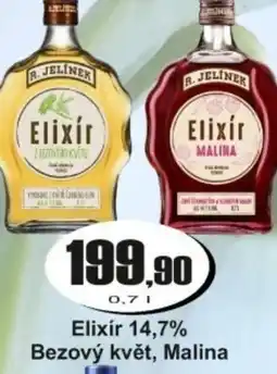 Adam Elixír 14,7% Bezový květ, Malina nabídka
