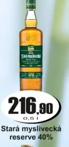 Adam Stará myslivecká reserve 40% nabídka