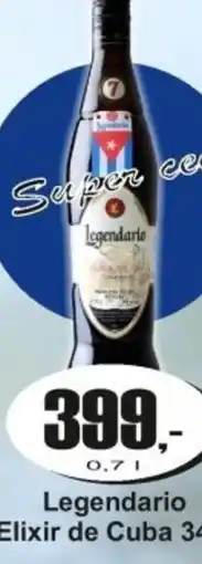 Adam Legendario Elixir de Cuba 34% nabídka