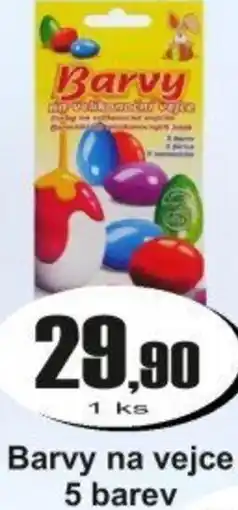 Adam Barvy na vejce 5 barev nabídka