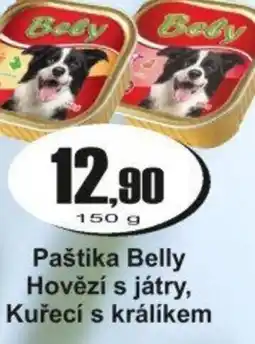 Adam Paštika Belly Hovězí s játry, Kuřecí s králíkem nabídka