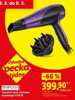 Lidl REMINGTON Vysoušeč vlasů nabídka